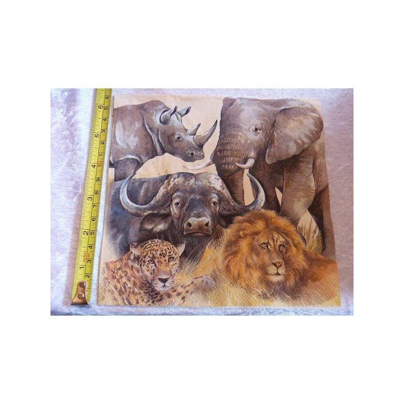 Serviette Wildtiere 1