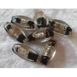 Glas Perlen schwarz