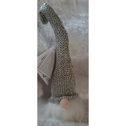 Wichtel mit Led silber