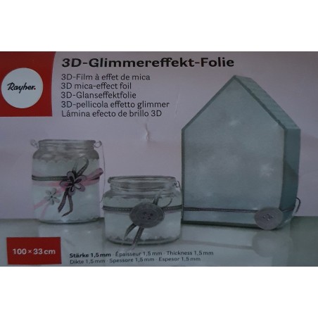 3D Glimmereffekt Folie