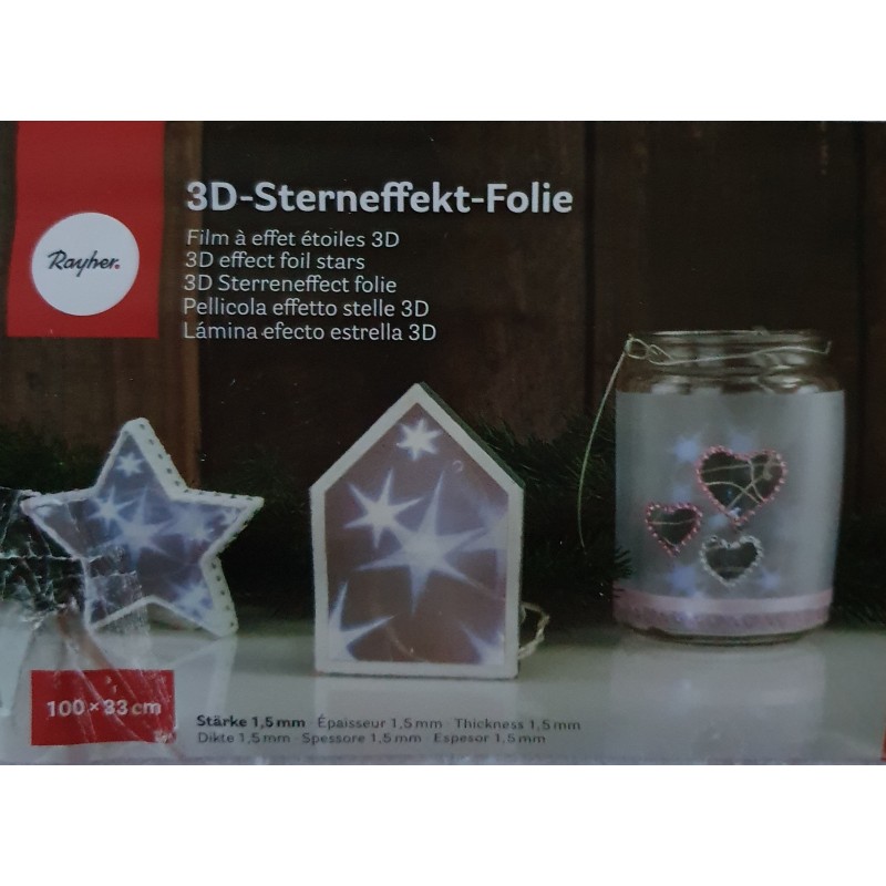 3D Sterneffekt Folie