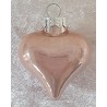 Glas Herz altrosa