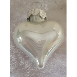 Glas Herz perlmutt