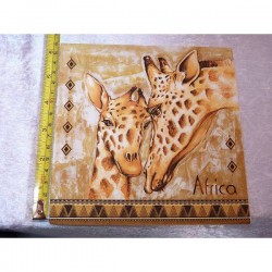 Serviette Giraffen