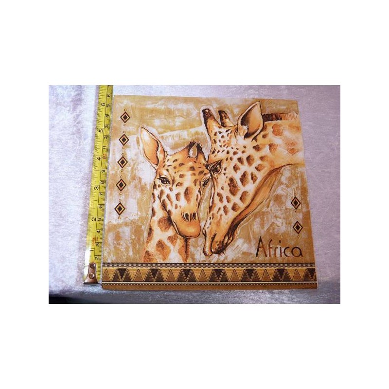 Serviette Giraffen