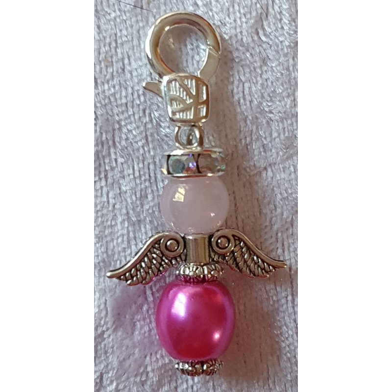 Perlen Engel pink