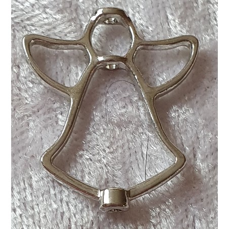 Metall Perle Engel silberfarbig