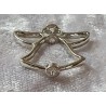 Metall Perle Engel silberfarbig