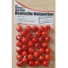 Holz Perlen orange