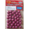 Holz Perlen magenta