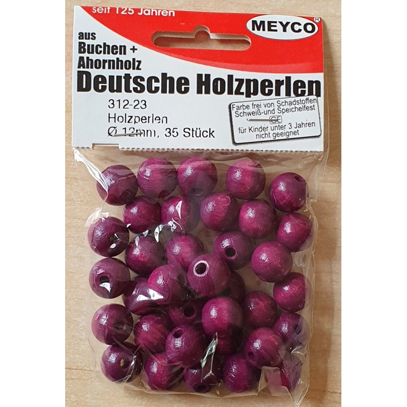 Holz Perlen beere