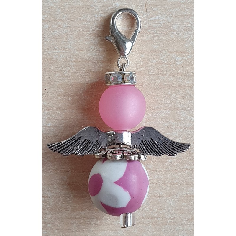 Perlen Engel rosa