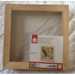 Holzrahmen mit Acrylglas