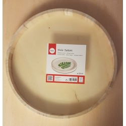 Holztablett Rund