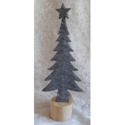 Filz Tannenbaum grau