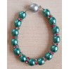 Perlen Armband mint/bunt