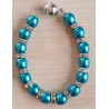 Perlen Armband türkis