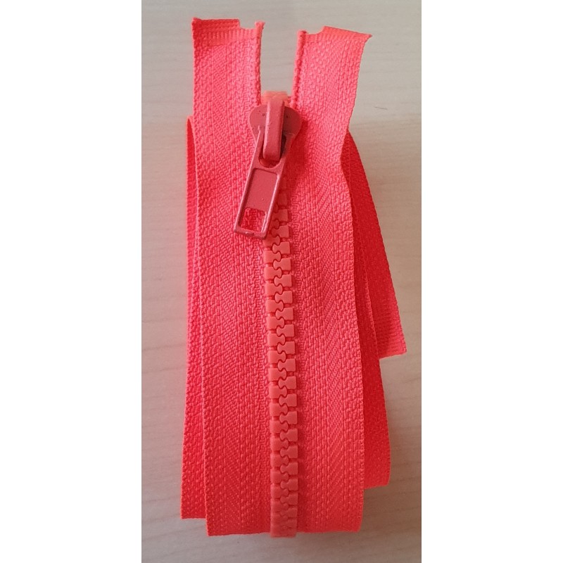 Reissverschluss neon orange