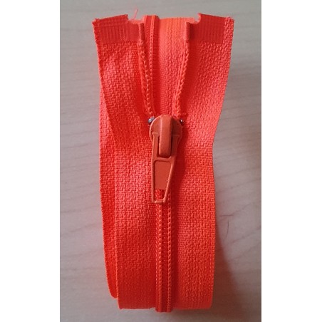 Reissverschluss neon orange