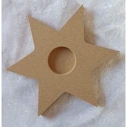 MDF Teelicht Stern