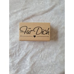 Holz Stempel Für Dich