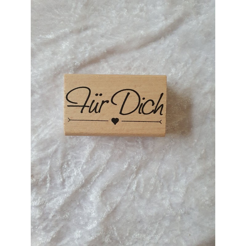 Holz Stempel Für Dich