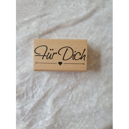 Holz Stempel Für Dich
