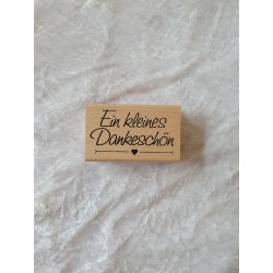 Holz Stempel Ein kleines....