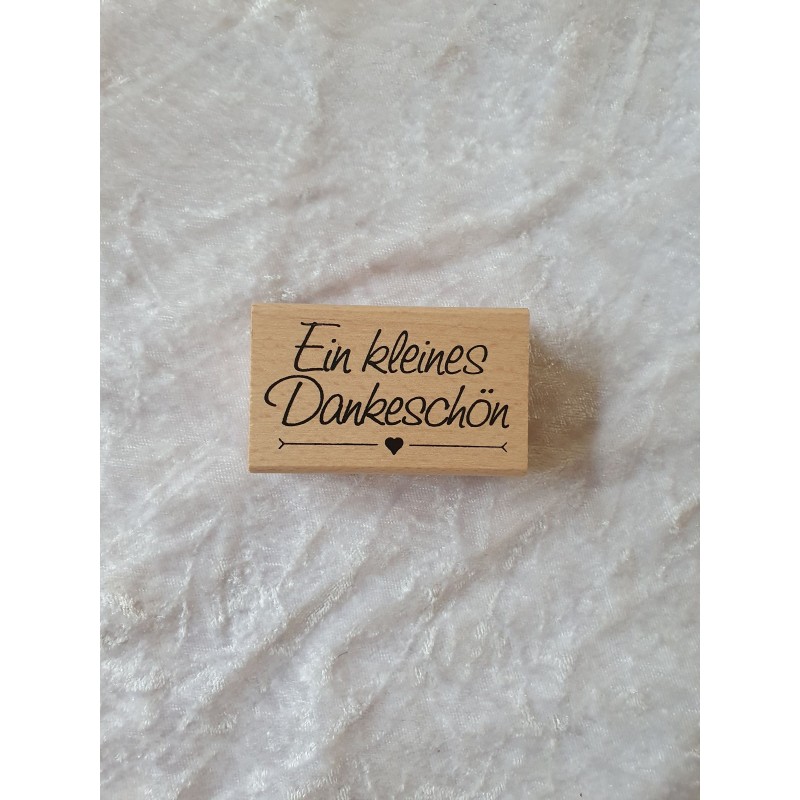 Holz Stempel Ein kleines....