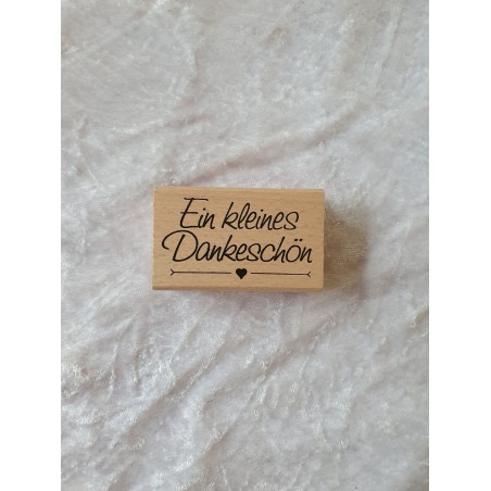 Holz Stempel Ein kleines....