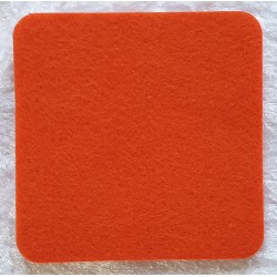 Filz Untersetzer orange