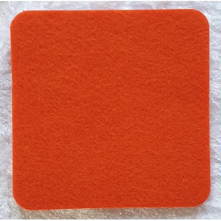 Filz Untersetzer orange