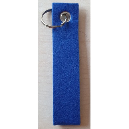 Filz Schlüsselanhänger blau