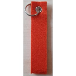 Filz Schlüsselanhänger orange