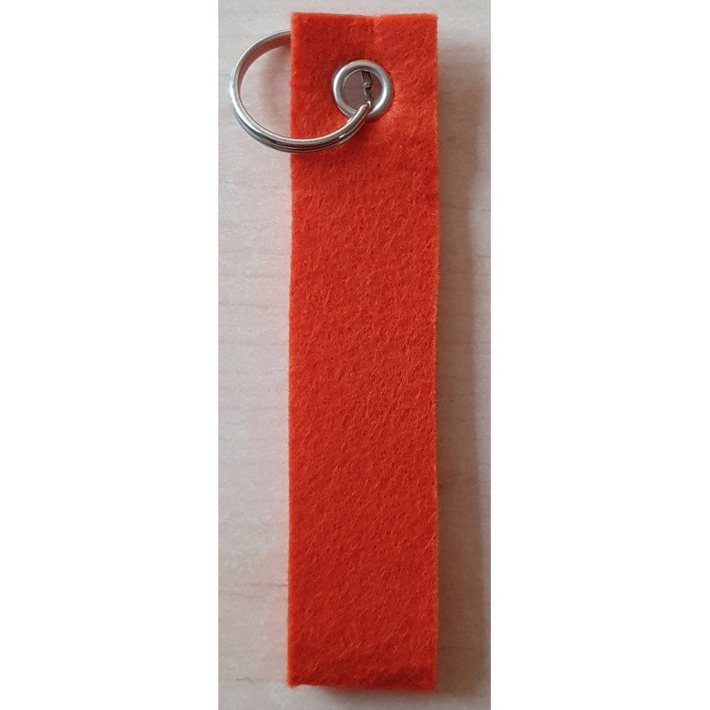 Filz Schlüsselanhänger orange