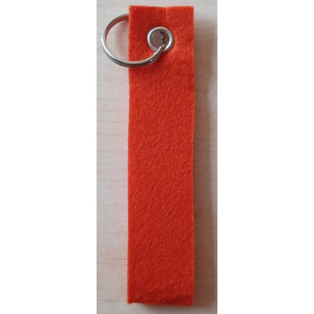 Filz Schlüsselanhänger orange