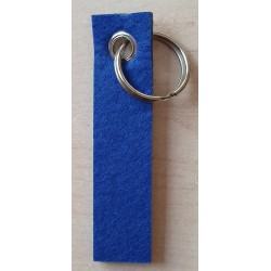 Filz Schlüsselanhänger blau