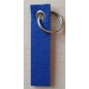 Filz Schlüsselanhänger blau