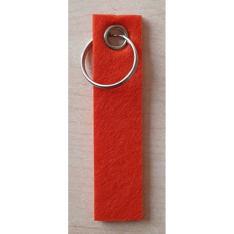 Filz Schlüsselanhänger orange