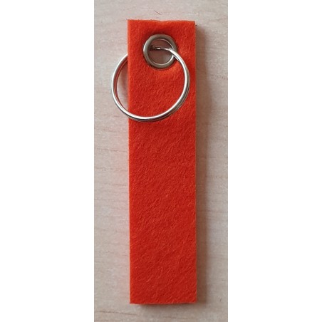 Filz Schlüsselanhänger orange
