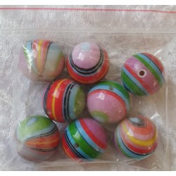 Kunststoff Perlen bunt