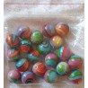 Kunststoff Perle bunt