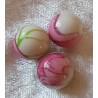 Kunststoff Perle magenta