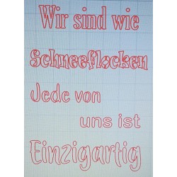 Schablone Wir sind wie.....