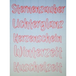 Schablone Sternenzauber