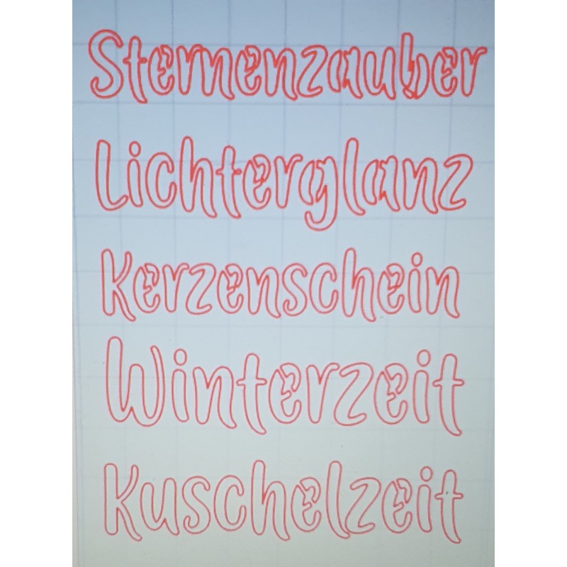 Schablone Sternenzauber