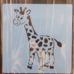 Schablone Giraffe