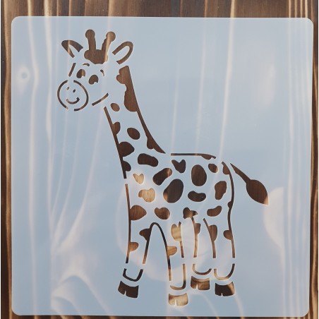 Schablone Giraffe