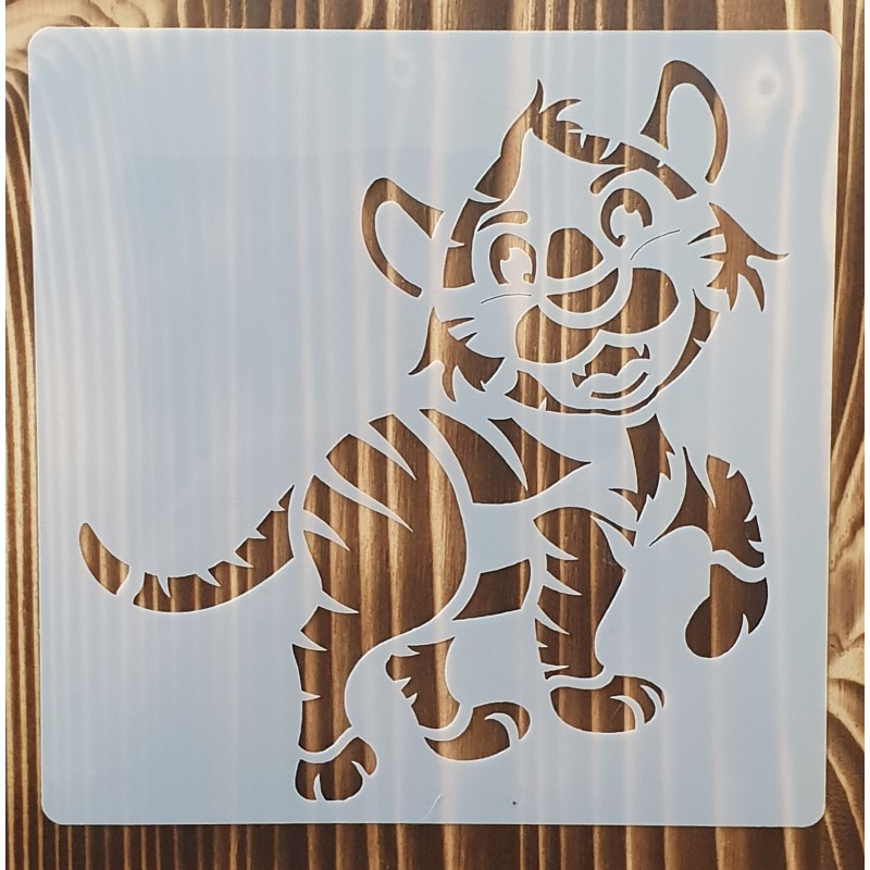 Schablone Tiger