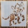 Schablone Tiger
